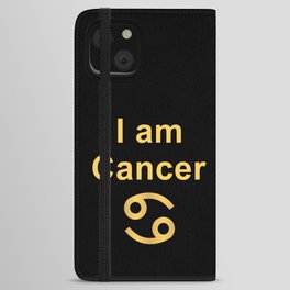 Cancer Star Sign Gift iPhone Wallet Case