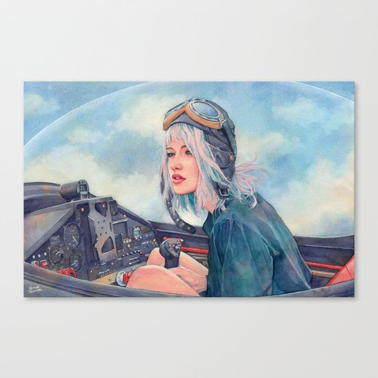 In the Sky Canvas Print