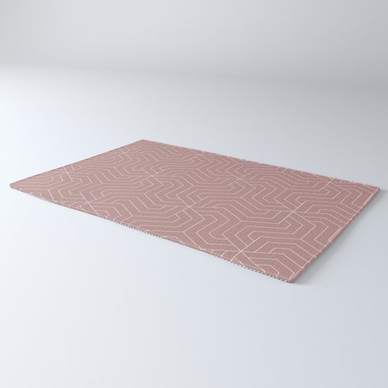 Rosy Brown Violet Modern Vector Seamless Pattern Rug By Makeitcolorful Society6