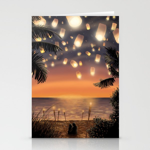 Magical Summer Night Stationery Cards