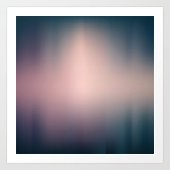 Blurry Art Print