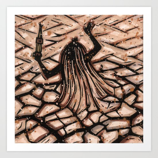 Orixás - Obaluaiê Art Print