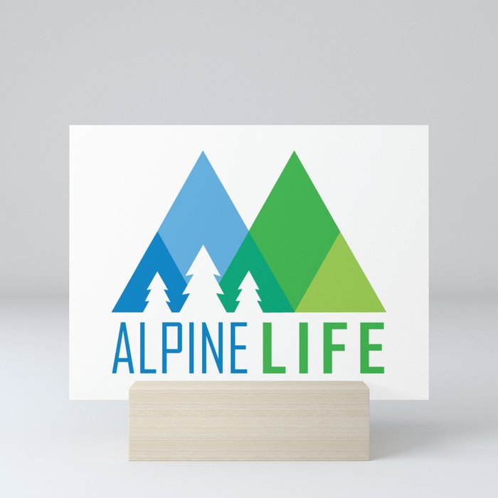 Alpine Life Mini Art Print