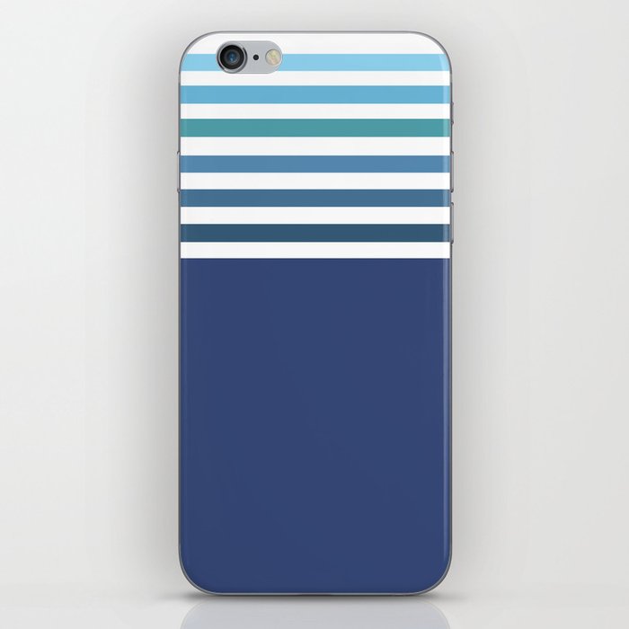 Nali II - Colorful Retro Stripes Abstract Geometric Minimalistic Design Pattern iPhone Skin
