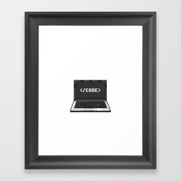 Coding Programmer Gift Medical Computer Developer Framed Art Print