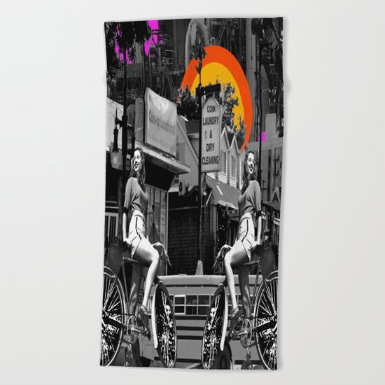 Look Mom, No Gentrification! Beach Towel