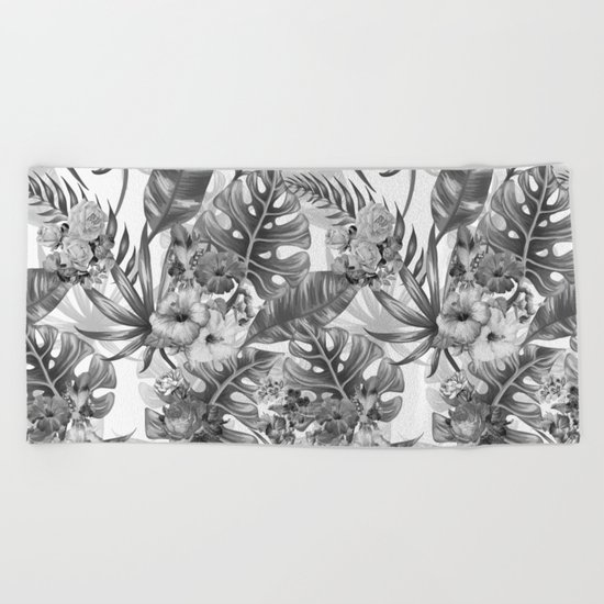Palm Pattern Beach Towel
