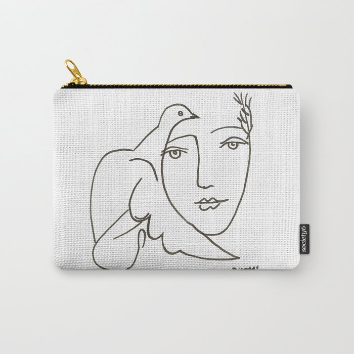 Bird And Girl Carry-All Pouch