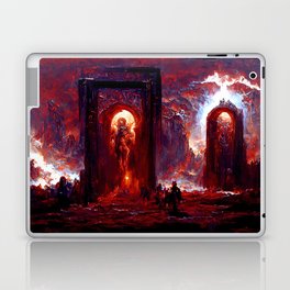 At the Gates of Hell Laptop Skin