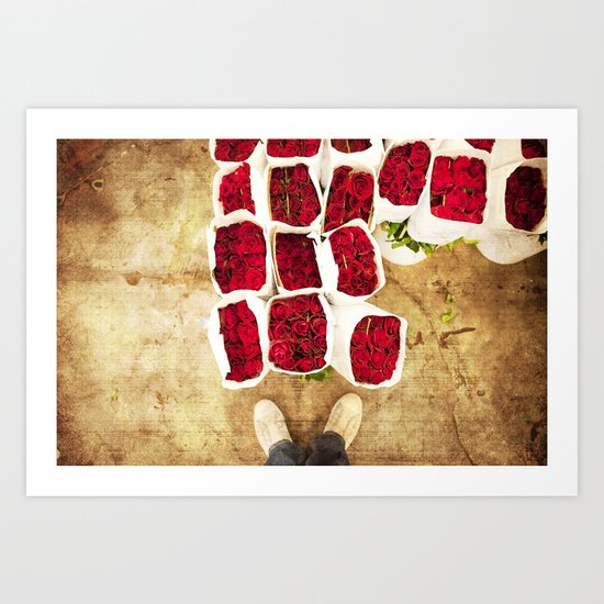 Love in Converse Art Print