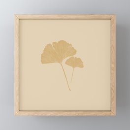 Ginkgo Leaves Framed Mini Art Print