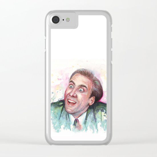 Nicolas Cage You Don't Say Geek Meme Nic Cage Clear iPhone Case