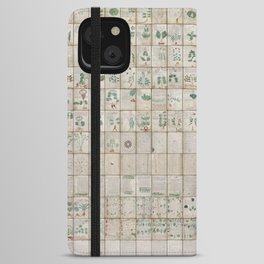 The Complete Voynich Manuscript - Natural iPhone Wallet Case