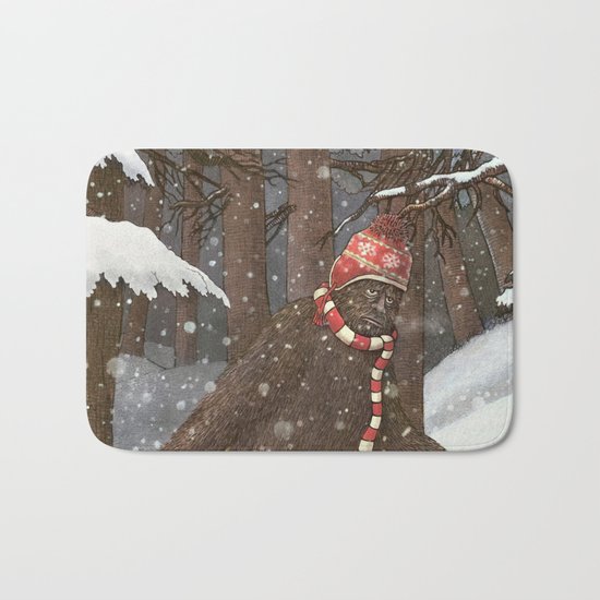 Everyone Gets Cold Bath Mat