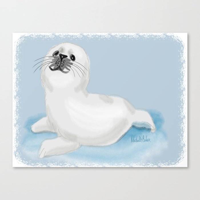 Cool seal Canvas Print