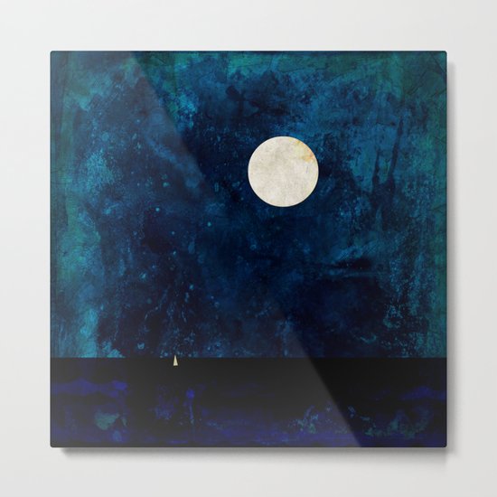 Sail To The Moon Metal Print