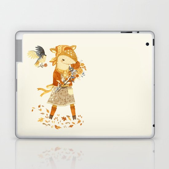Dakota the Daisy Deer Laptop & iPad Skin