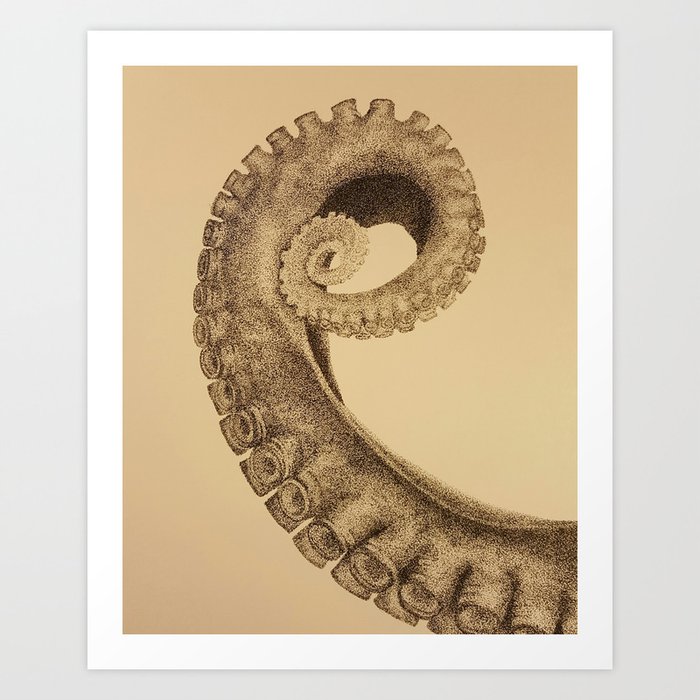 OctopusTentacle Art Print by Tess McVaugh | Society6