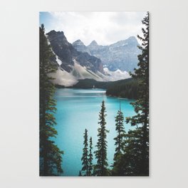 • lake moraine • Canvas Print