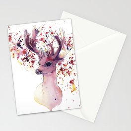 Young deer | Memento mori Stationery Cards