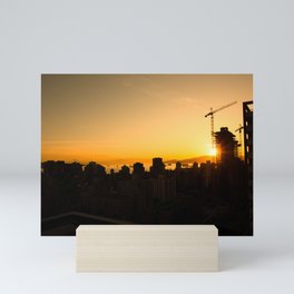 Vancouver sunset Mini Art Print
