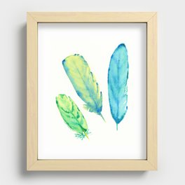 Feathers Recessed Framed Print