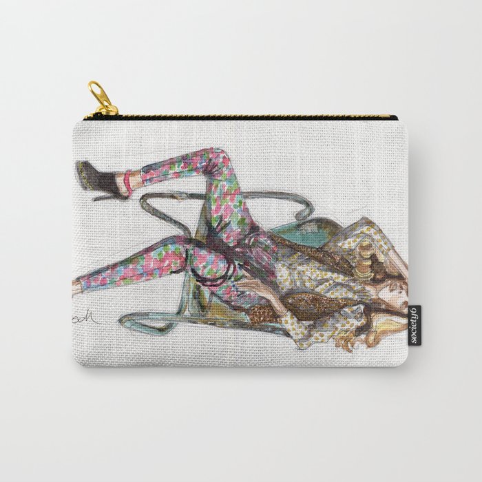 Floral Fashion Carry-All Pouch