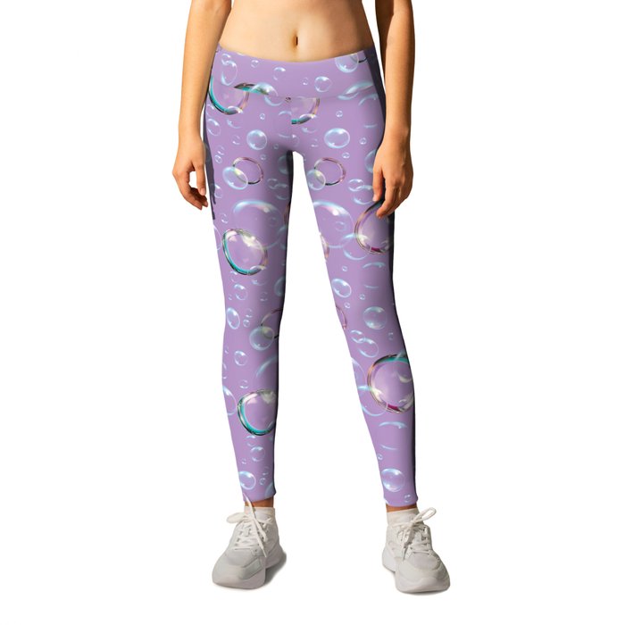 Candy Bubbles in Lilac Leggings