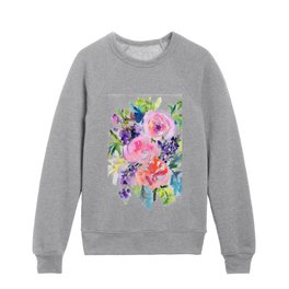 tiny bouquet Kids Crewneck