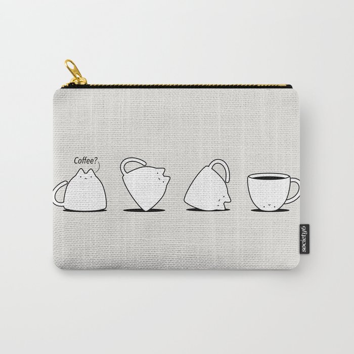 Coffee Cat 3: Coffee? Carry-All Pouch