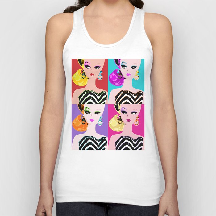 white barbie tank top