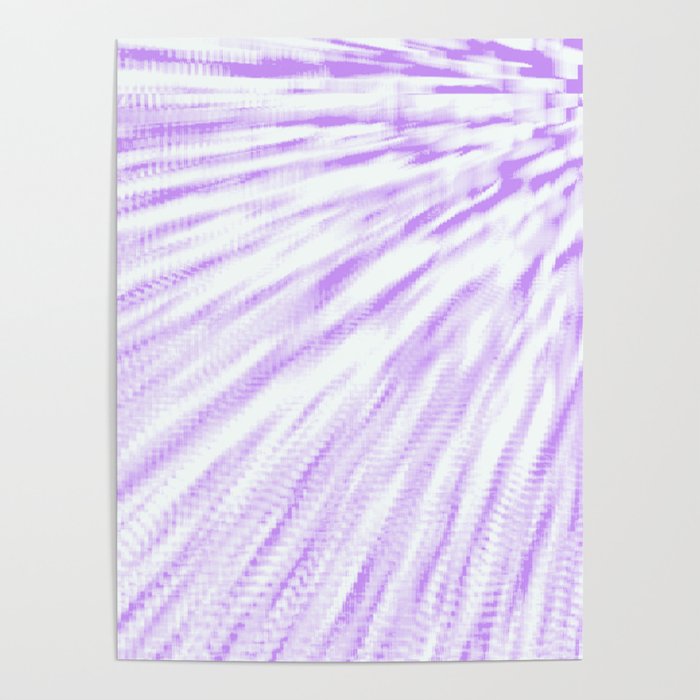 Lavender. Pixel Wind Poster