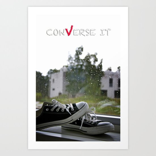 Converse It Art Print