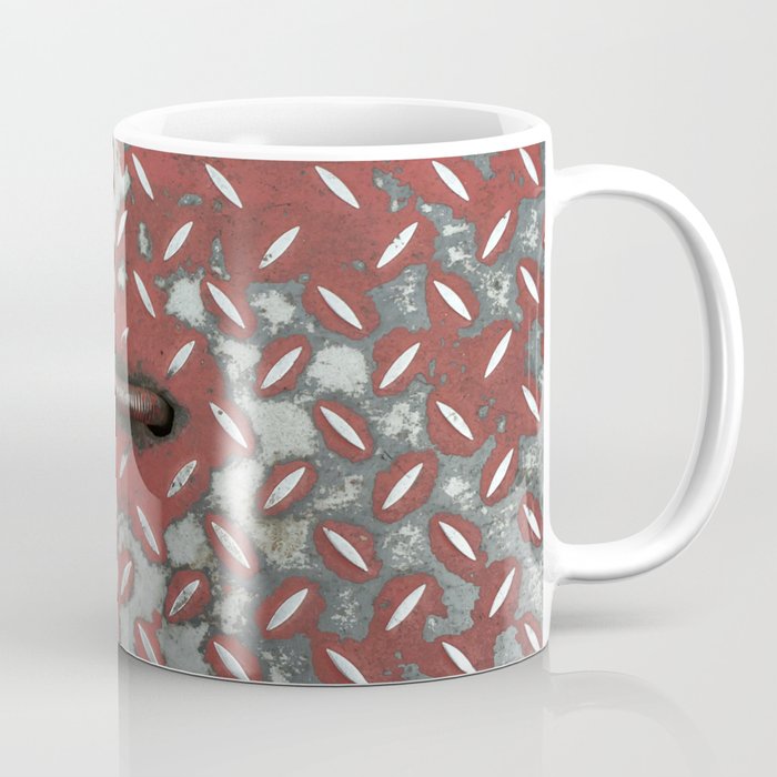 Red Handle. Fashion Textures Coffee Mug