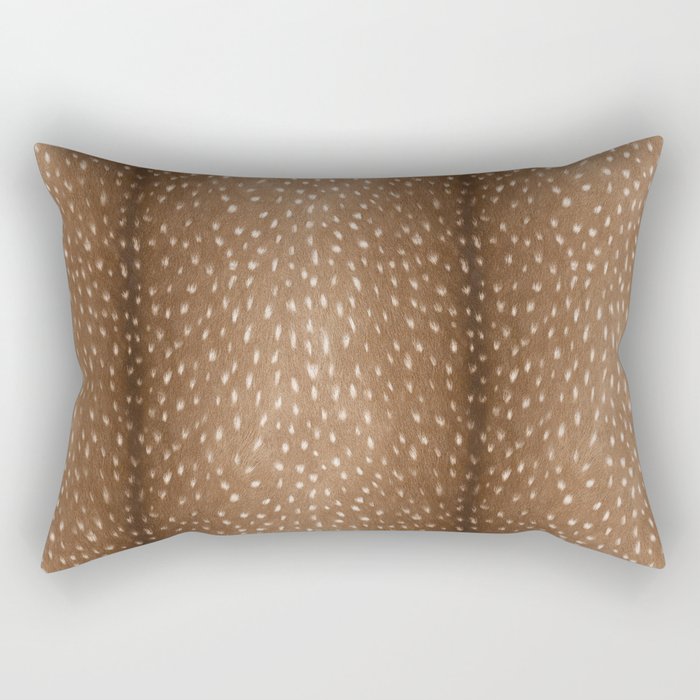 Deer Hide Rectangular Pillow