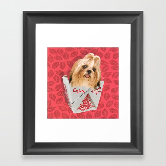 Take Out Framed Art Print