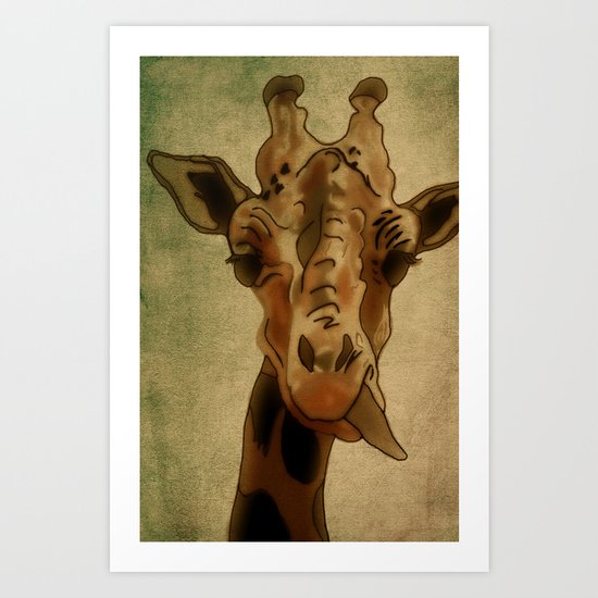 Giraffe Art Print