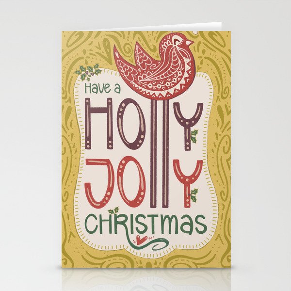 Have a Holly Jolly Christmas Stationery Cards