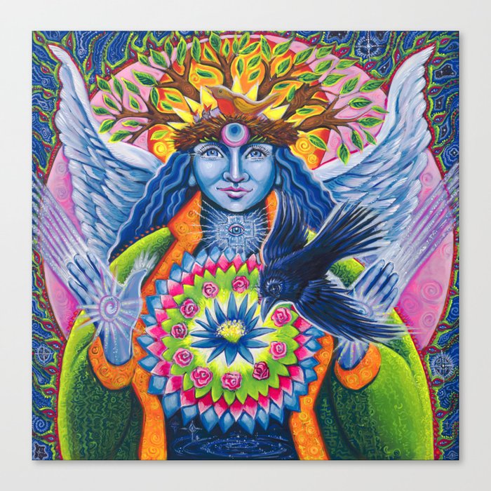 Estrella de la Luz - Angel of New Beginnings Canvas Print