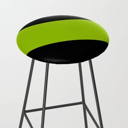 Oblique dark and green Bar Stool