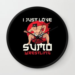 Sumo Wrestling Sumo Wrestler Japan Wall Clock