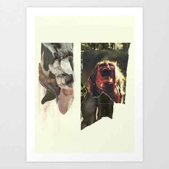 24 Bullets Vs 24 Wolves Art Print