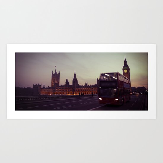 Big Ben at dusk, London | cinematic Art Print
