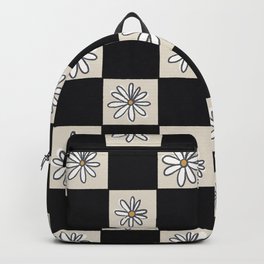 Garden Grid - Black & White Backpack