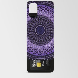 Purple Tapestry Mandala Android Card Case