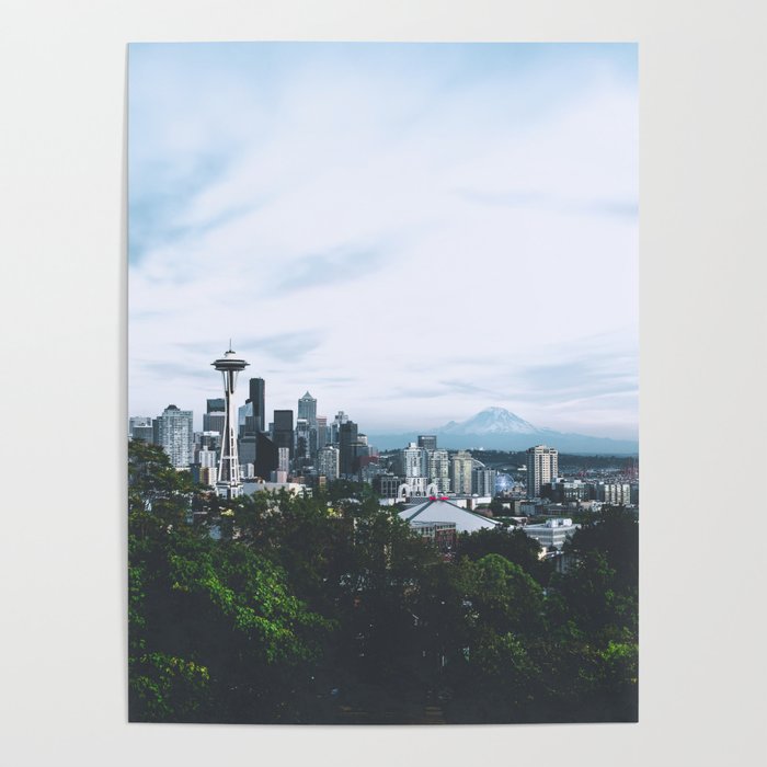 Seattle afternoon views Poster