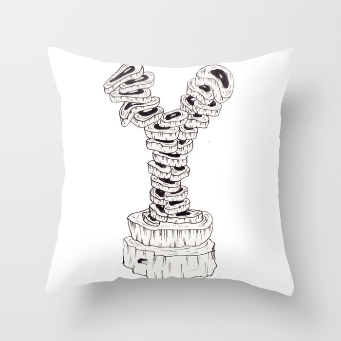 WHY Meat? Throw Pillow