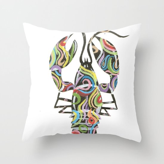 Lobster Throw Pillow
