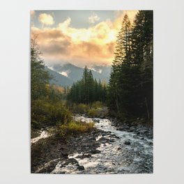The Sandy River I - nature photography Poster