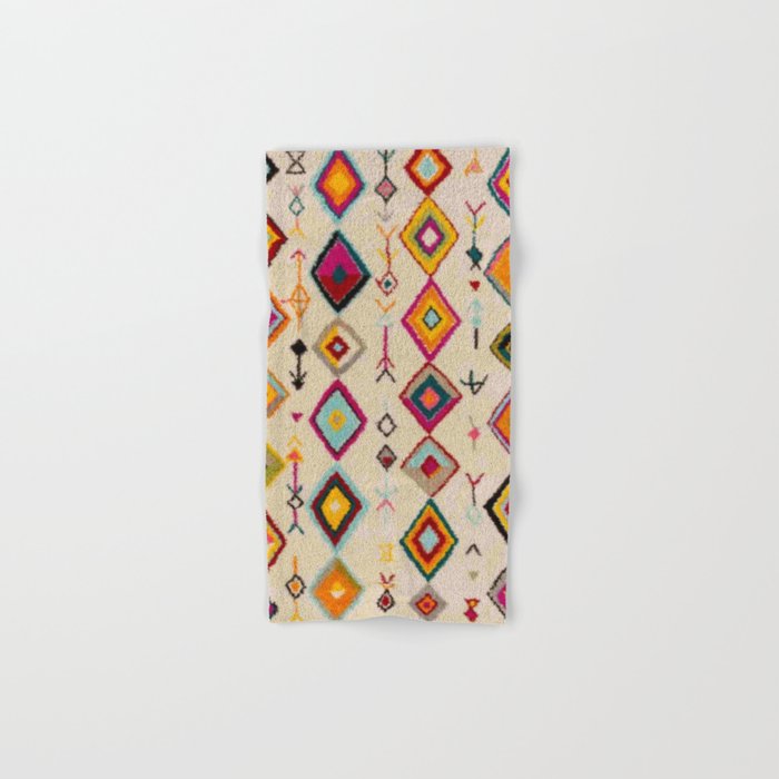 Berber colorfull carpet Hand & Bath Towel
